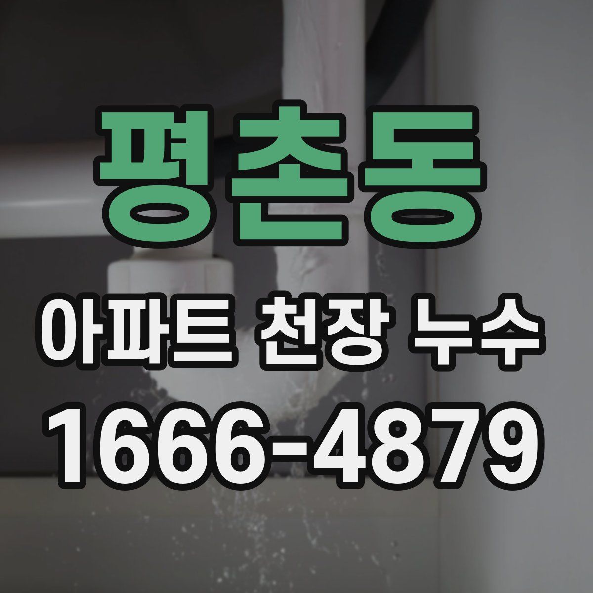 평촌동 아파트 천장 누수