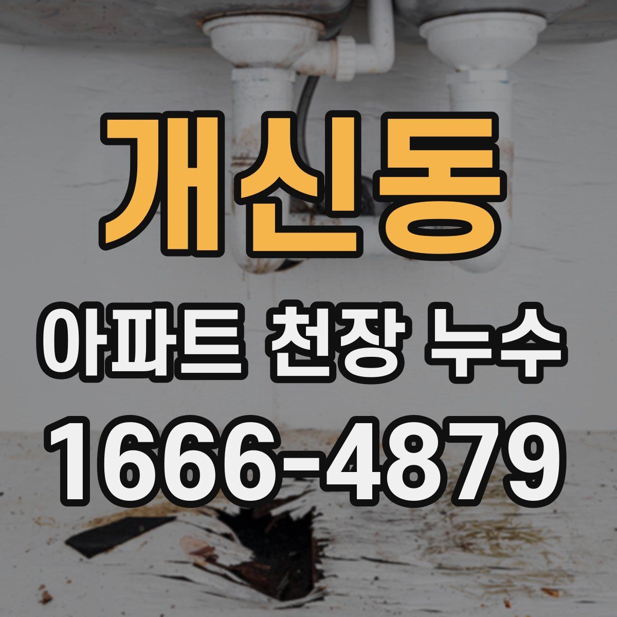 개신동 아파트 천장 누수