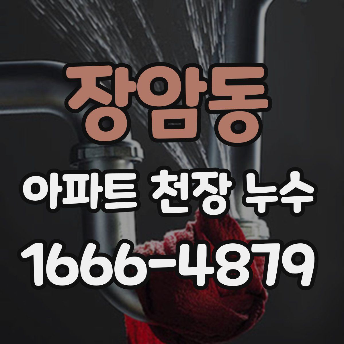 장암동 아파트 천장 누수