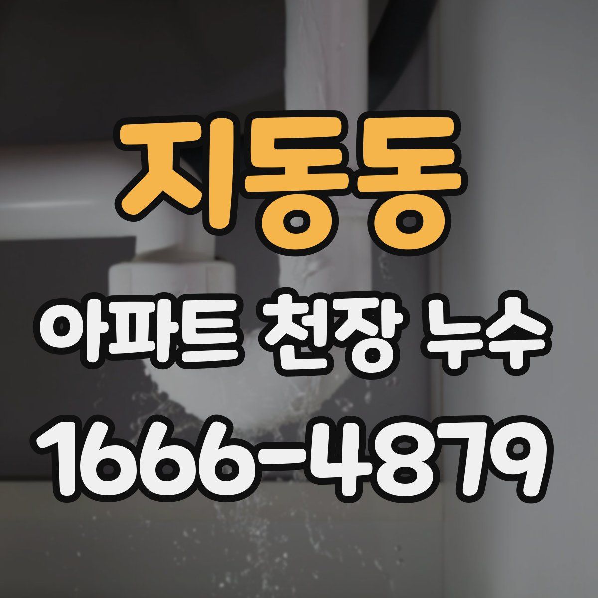 지동동 아파트 천장 누수