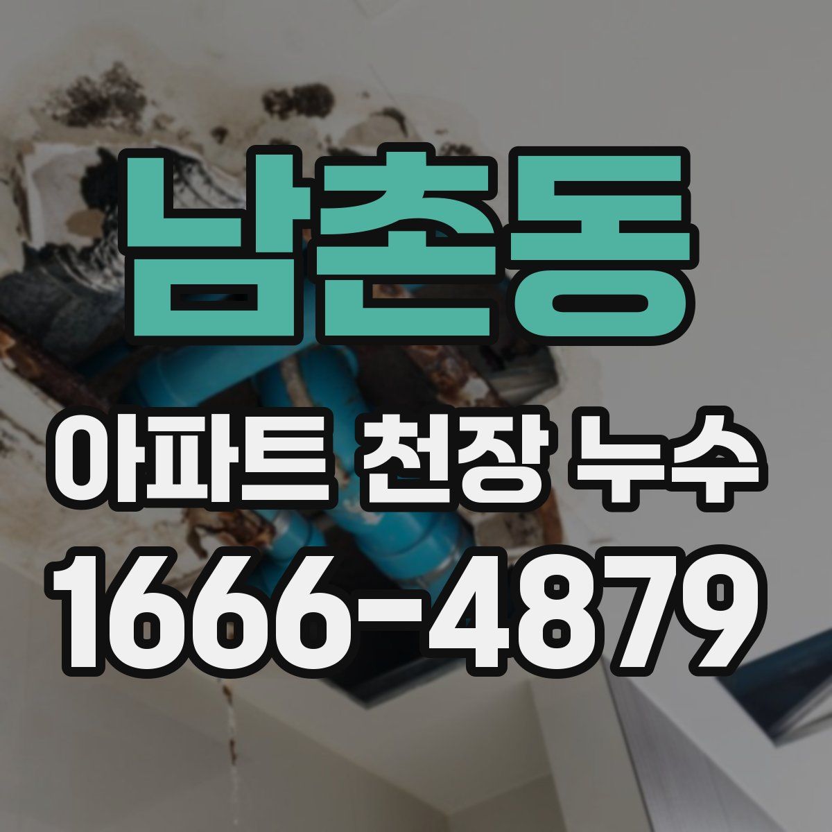 남촌동 아파트 천장 누수