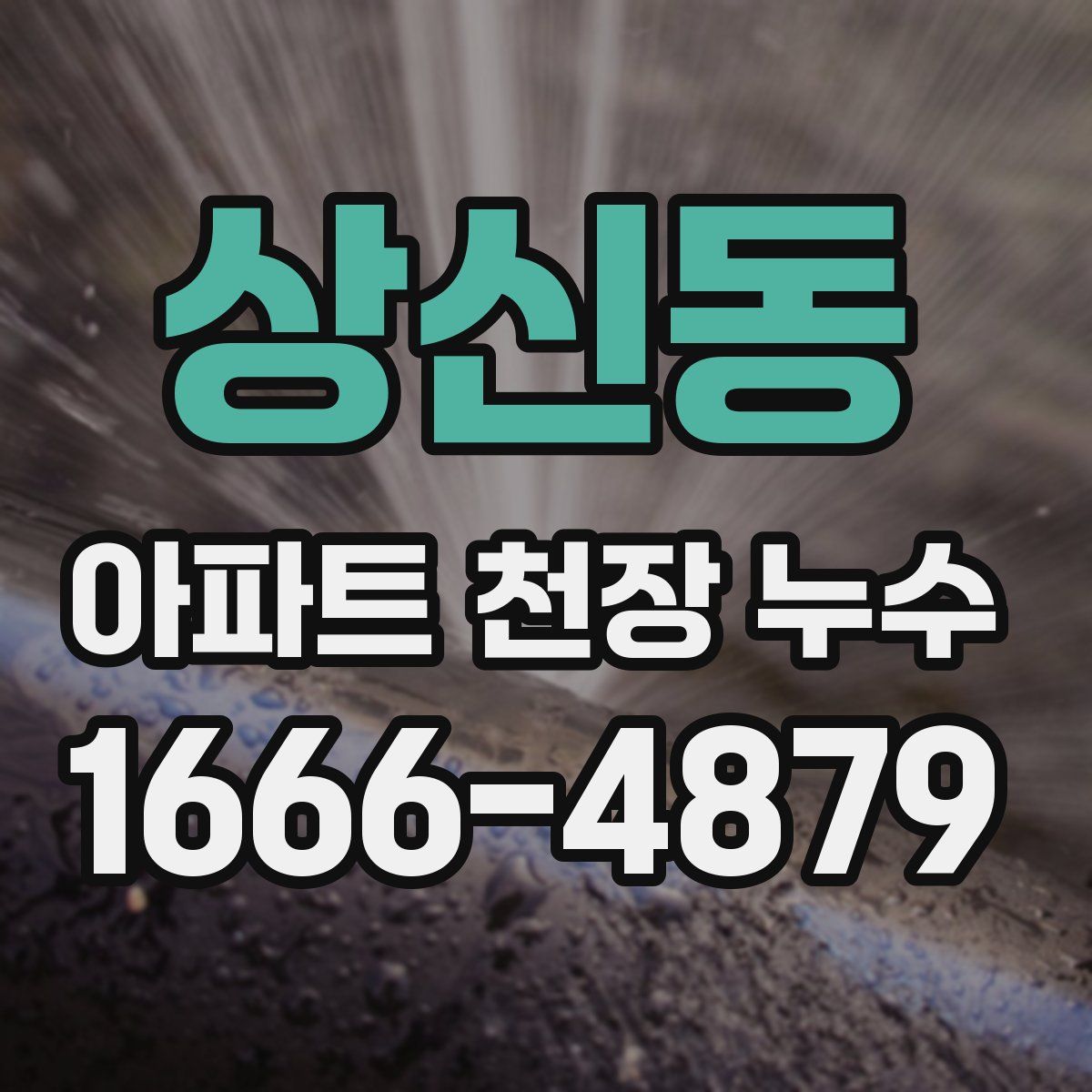 상신동 아파트 천장 누수