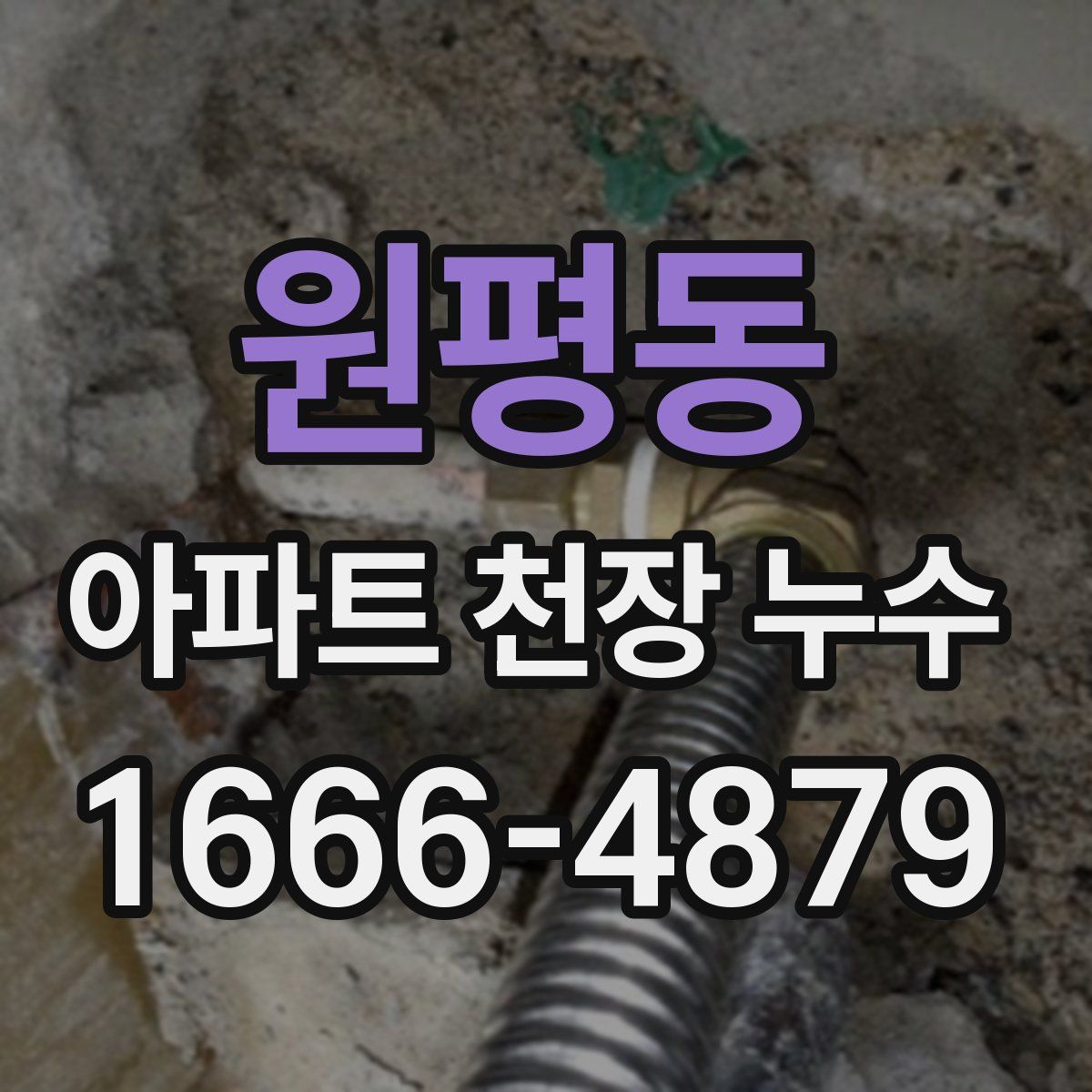 원평동 아파트 천장 누수