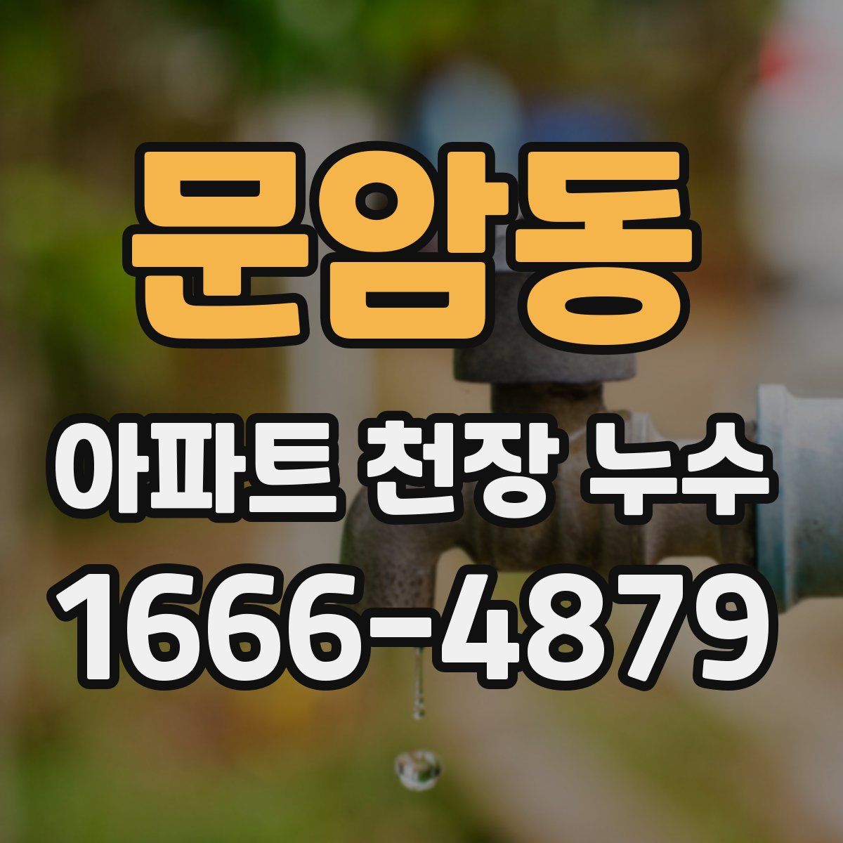 문암동 아파트 천장 누수