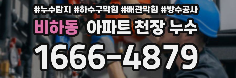 비하동 아파트 천장 누수