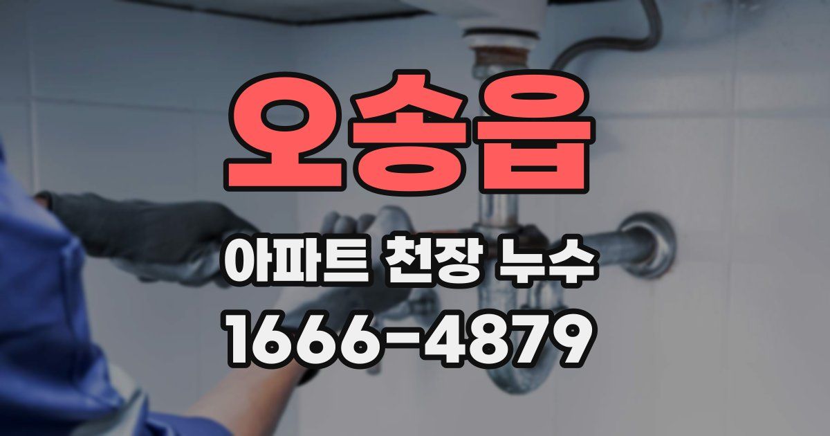오송읍 아파트 천장 누수