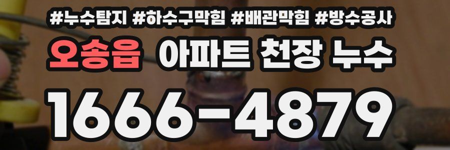 오송읍 아파트 천장 누수