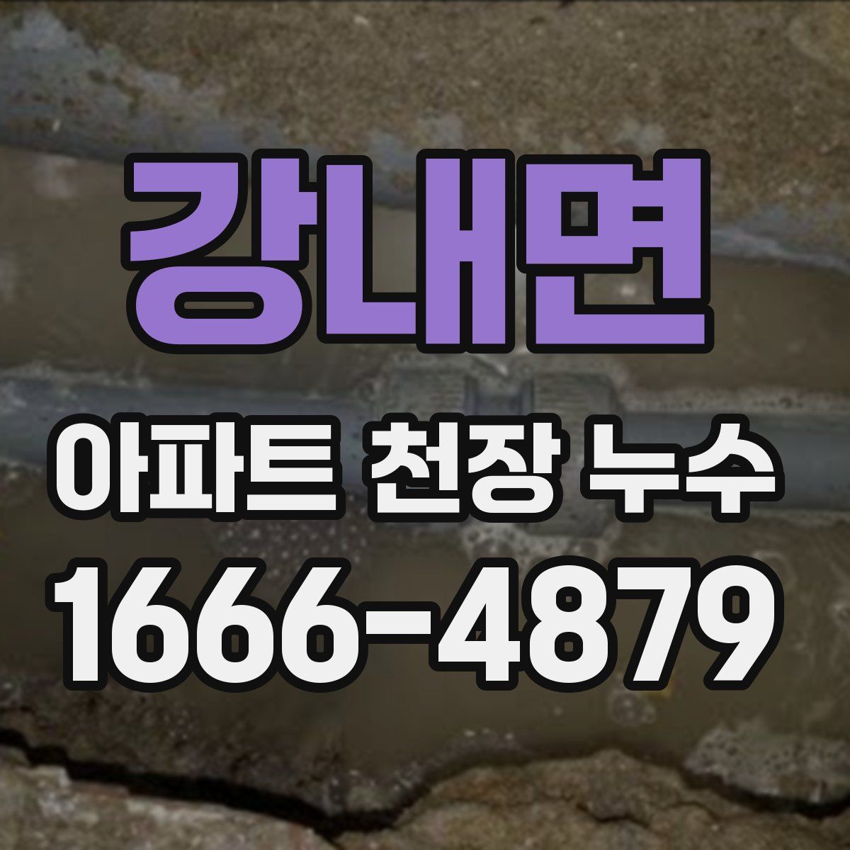 강내면 아파트 천장 누수