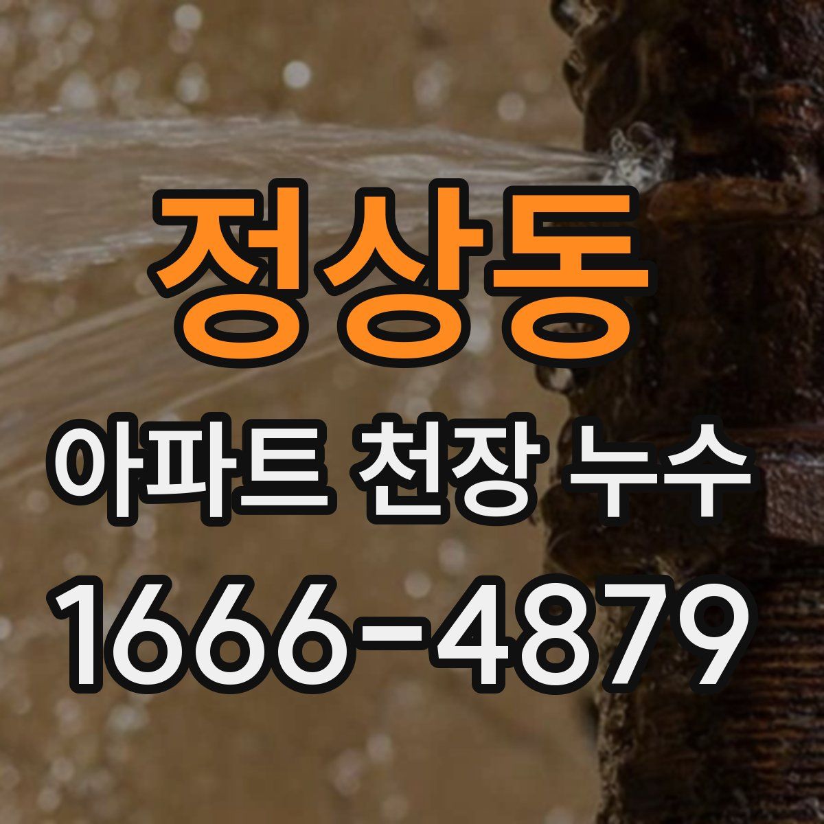 정상동 아파트 천장 누수