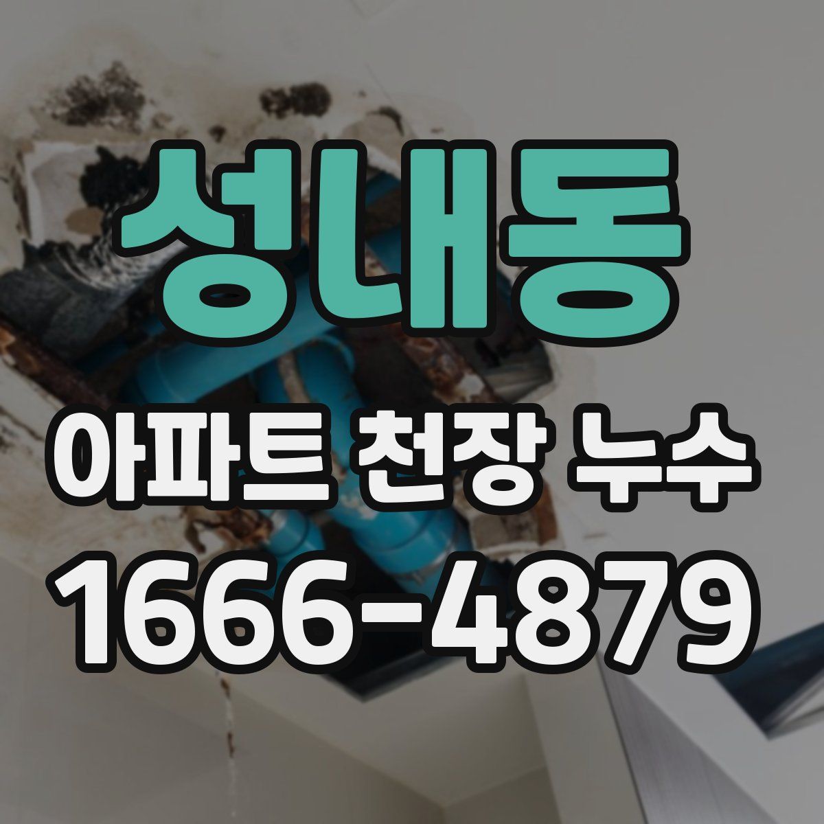 성내동 아파트 천장 누수
