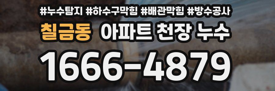칠금동 아파트 천장 누수