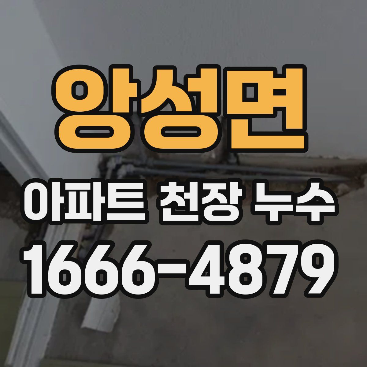 앙성면 아파트 천장 누수
