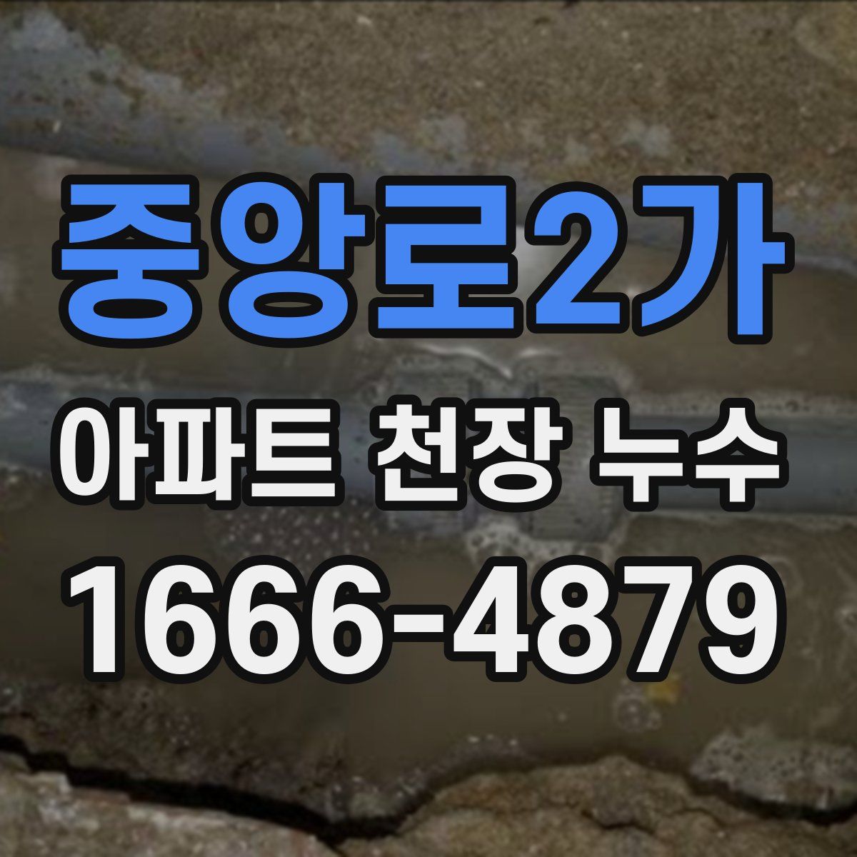 중앙로2가 아파트 천장 누수