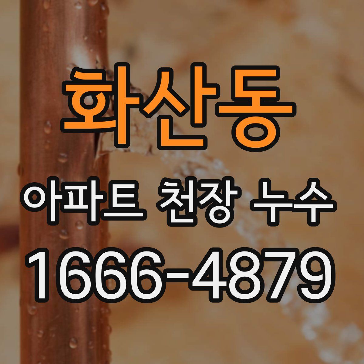 화산동 아파트 천장 누수