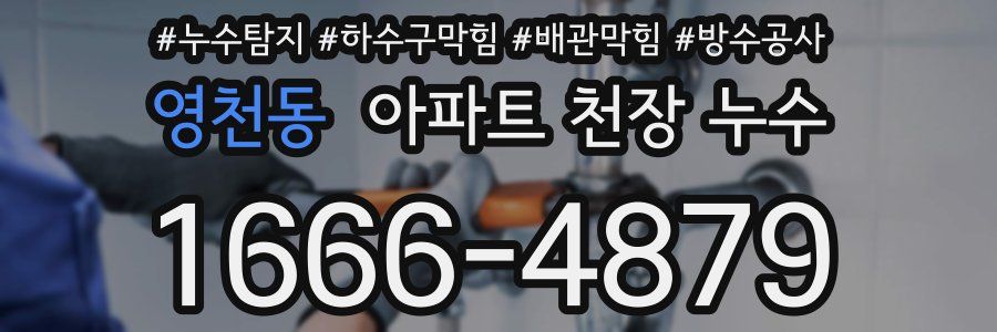 영천동 아파트 천장 누수