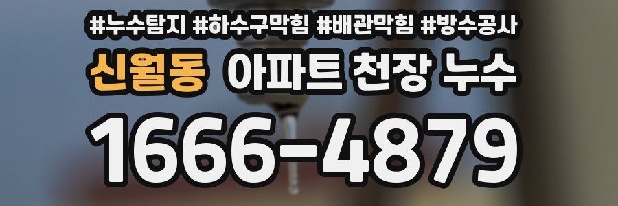 신월동 아파트 천장 누수