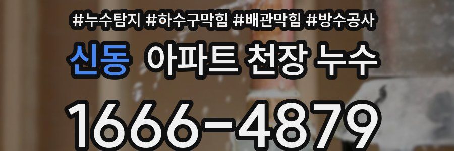 신동 아파트 천장 누수