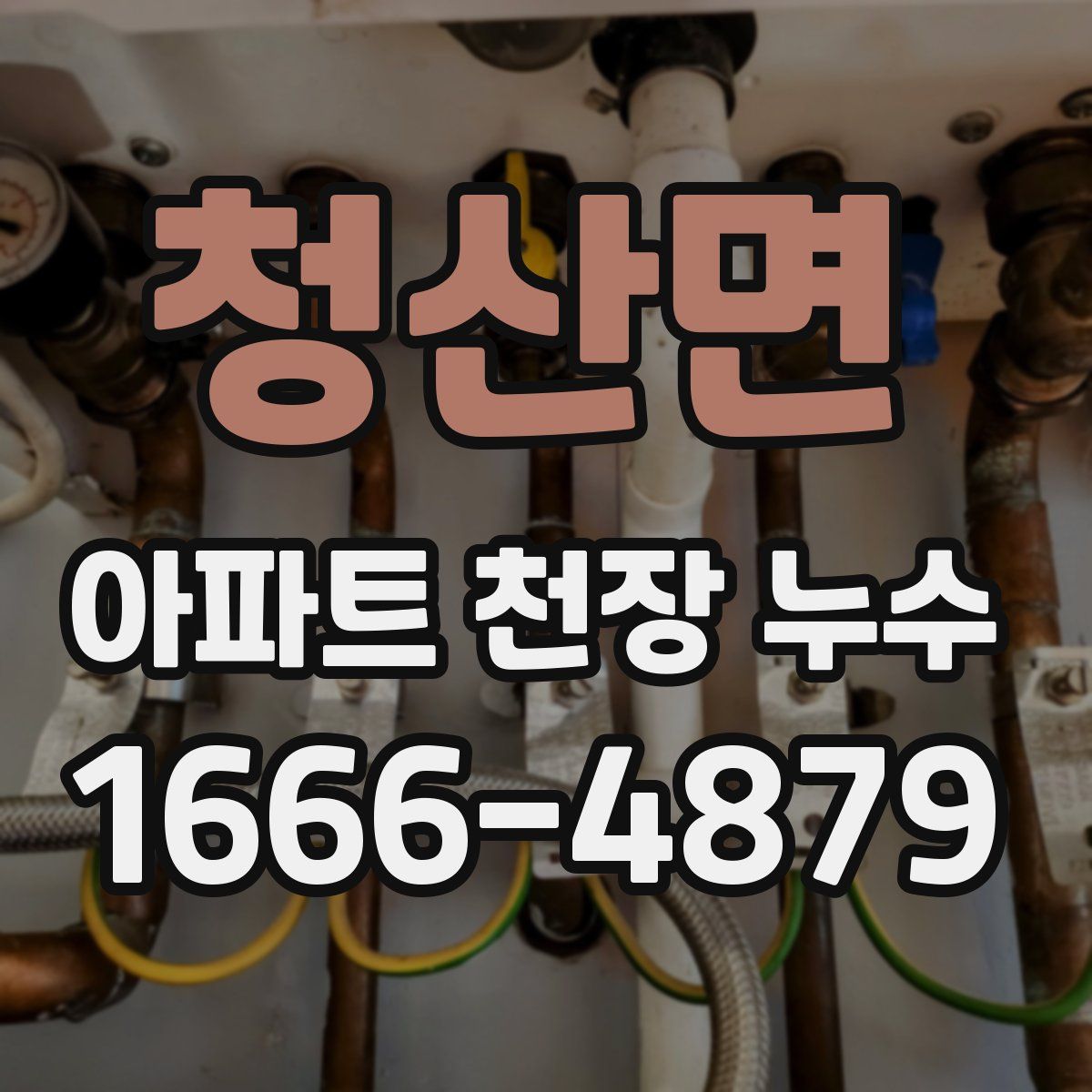 청산면 아파트 천장 누수