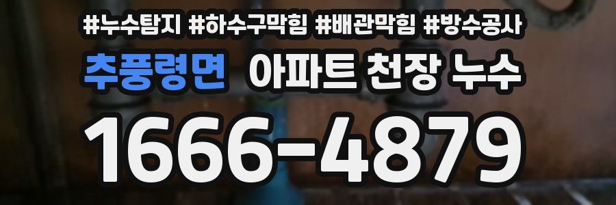 추풍령면 아파트 천장 누수