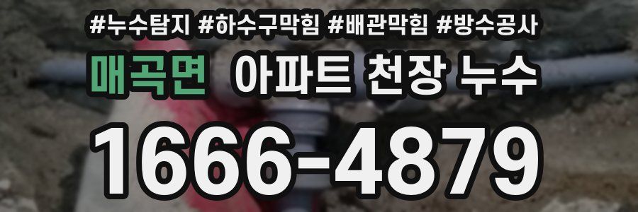 매곡면 아파트 천장 누수