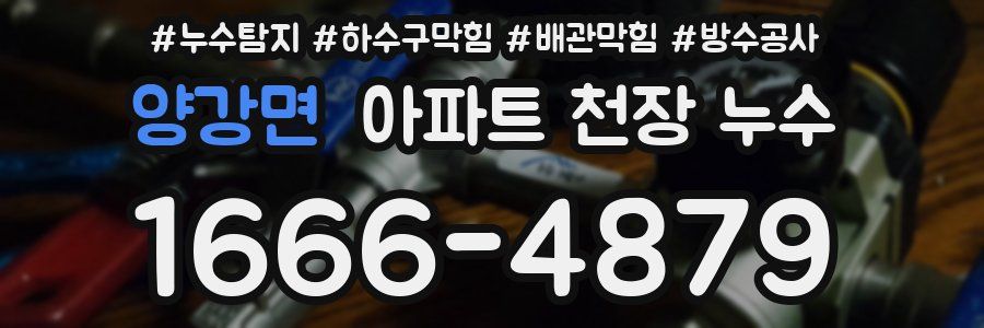 양강면 아파트 천장 누수
