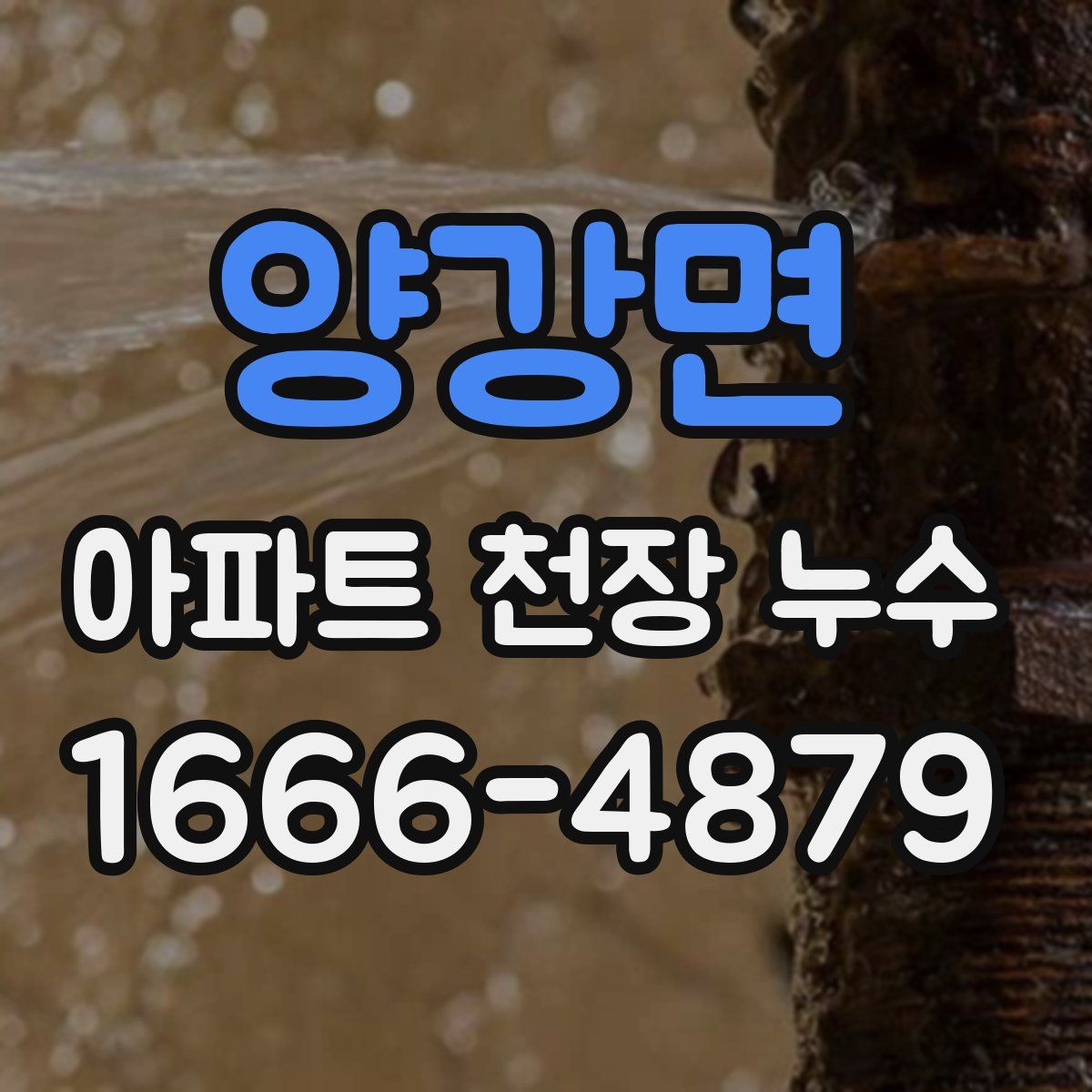 양강면 아파트 천장 누수