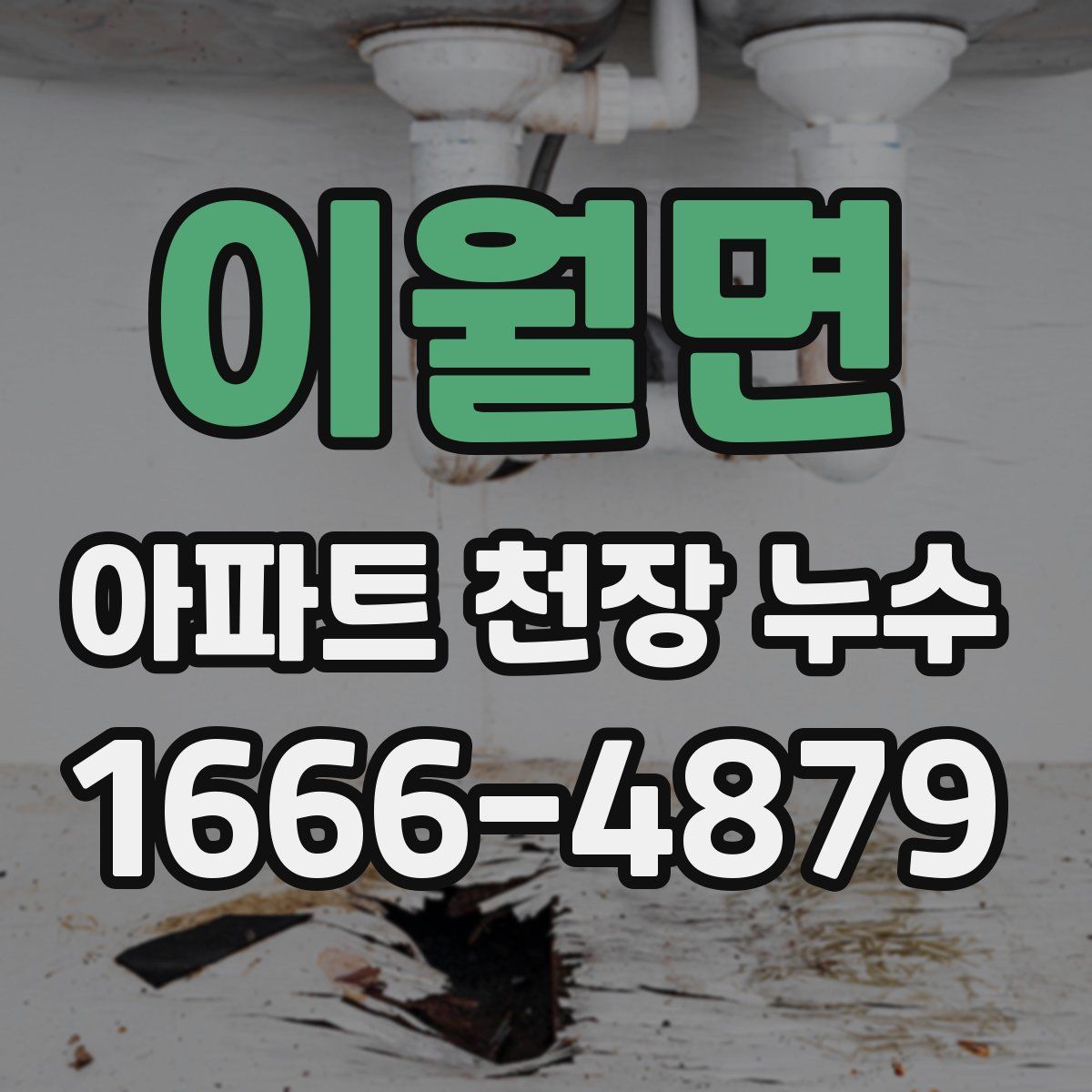 이월면 아파트 천장 누수