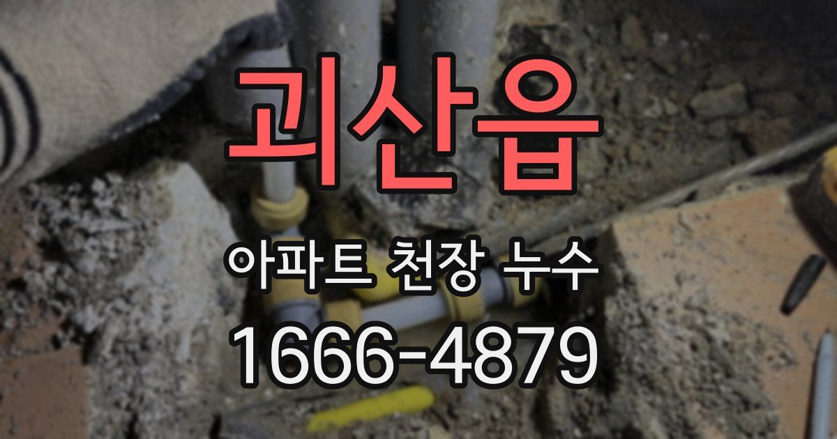 괴산읍 아파트 천장 누수