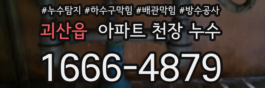 괴산읍 아파트 천장 누수