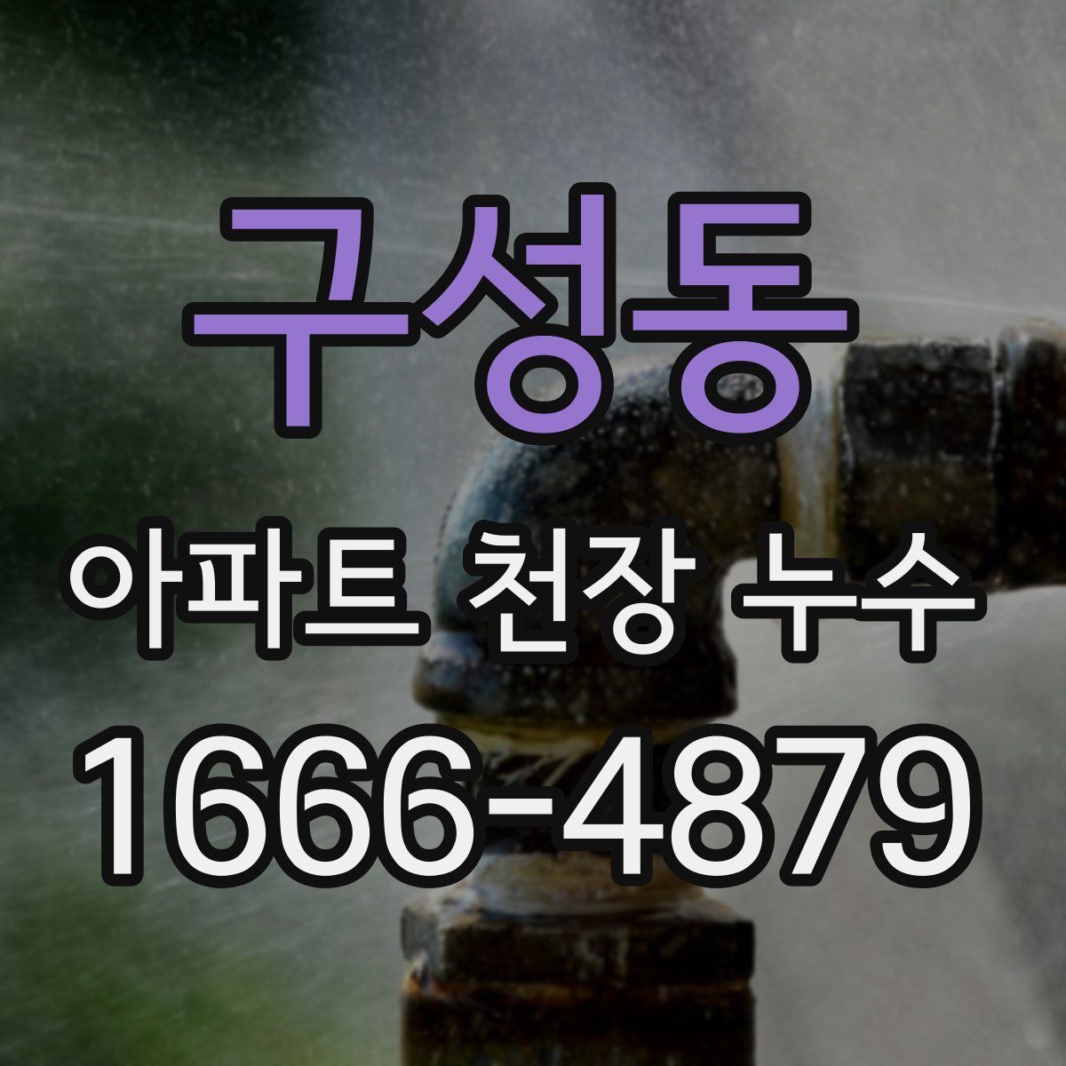 구성동 아파트 천장 누수