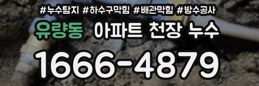 유량동 아파트 천장 누수