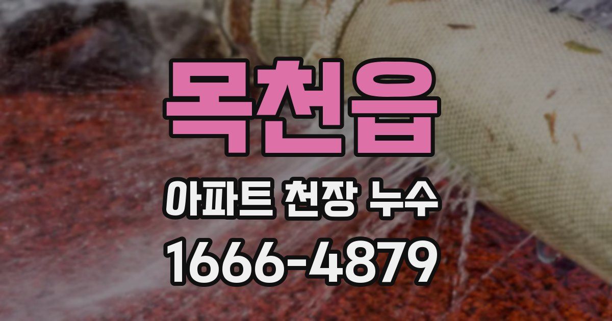 목천읍 아파트 천장 누수