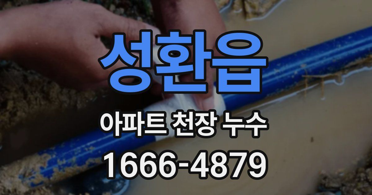 성환읍 아파트 천장 누수