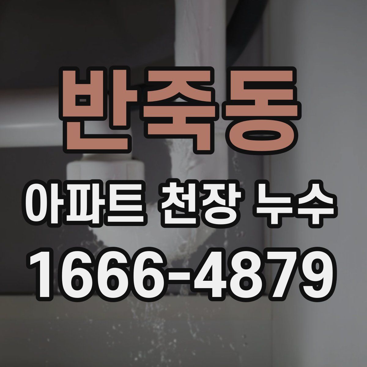 반죽동 아파트 천장 누수