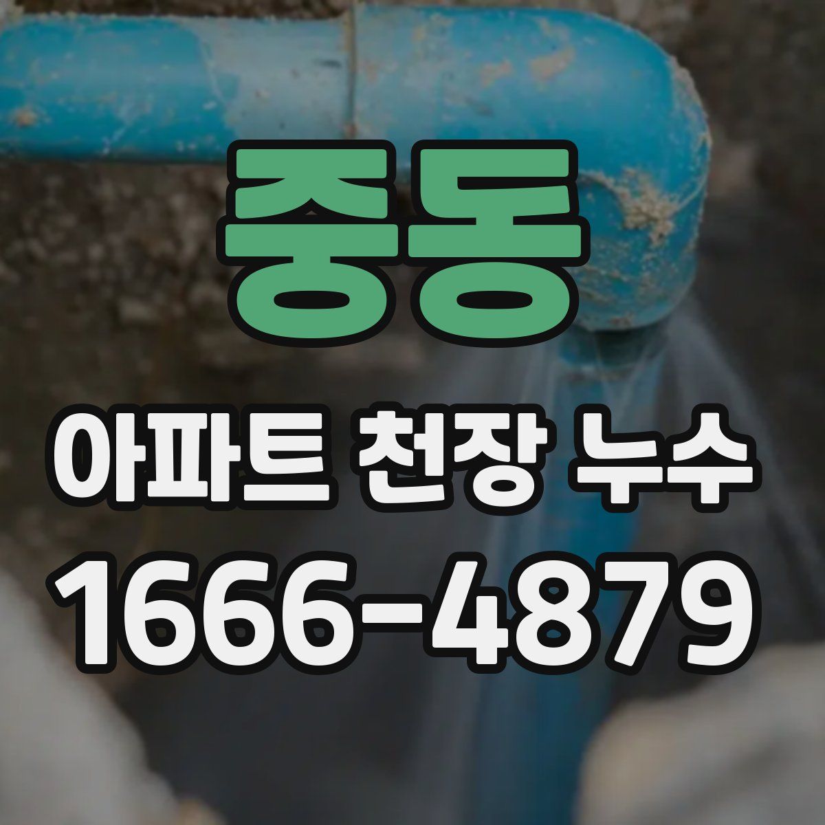 중동 아파트 천장 누수