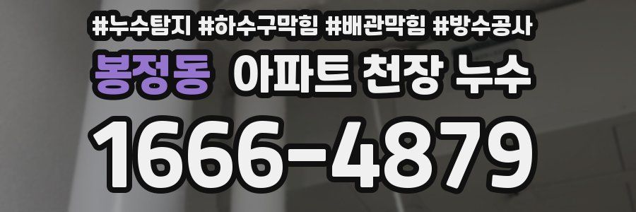 봉정동 아파트 천장 누수
