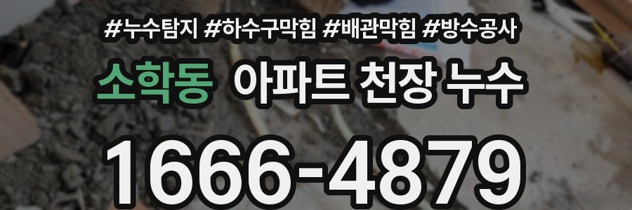 소학동 아파트 천장 누수
