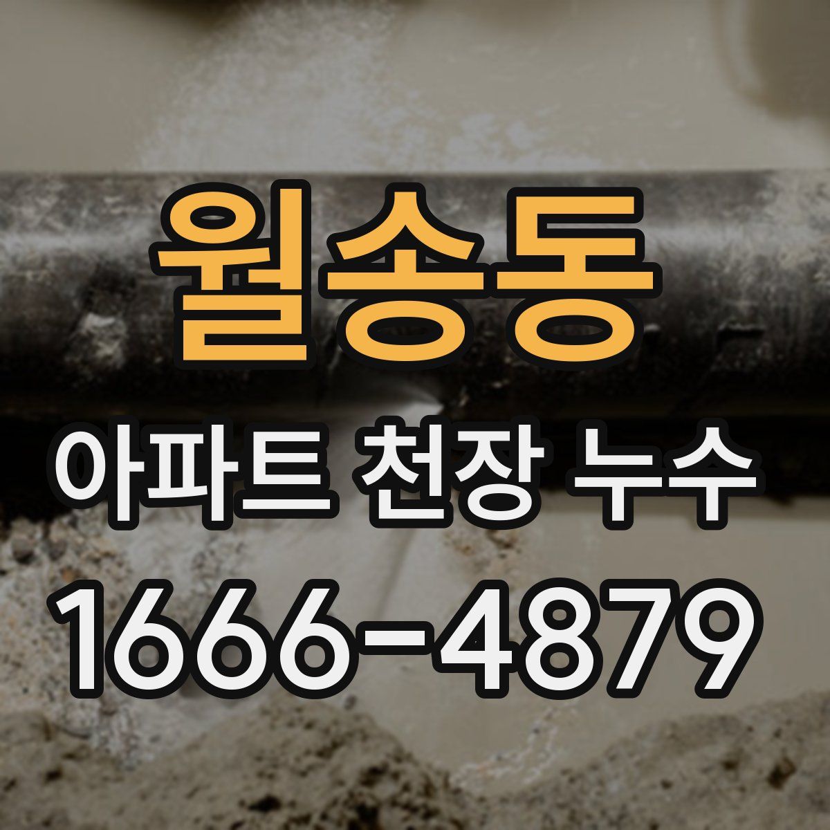 월송동 아파트 천장 누수