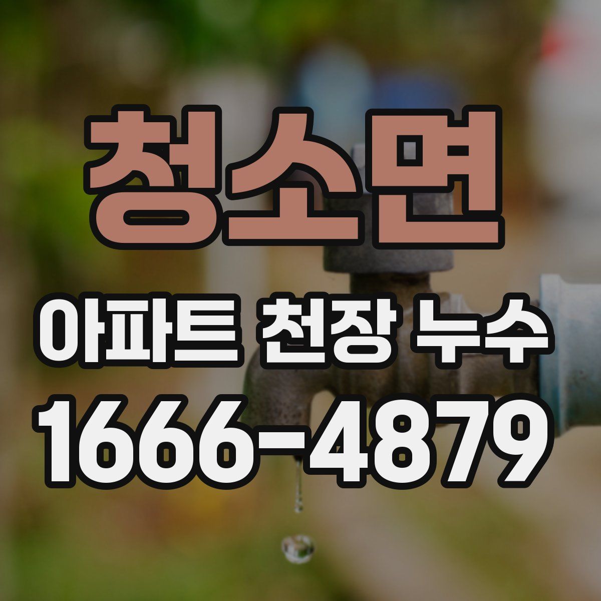 청소면 아파트 천장 누수