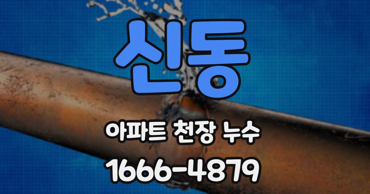 신동 아파트 천장 누수