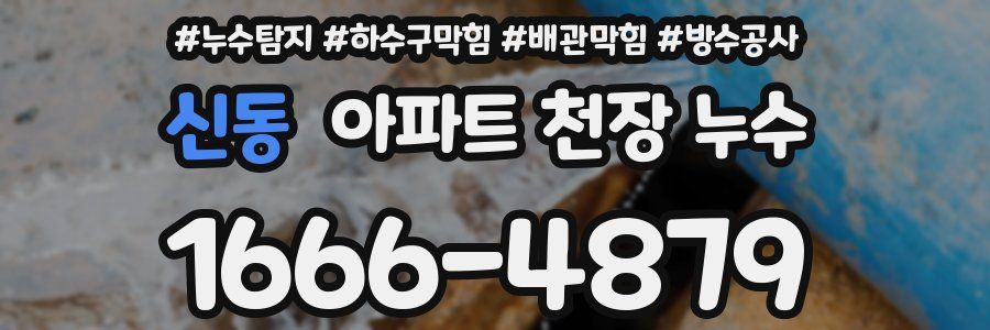 신동 아파트 천장 누수