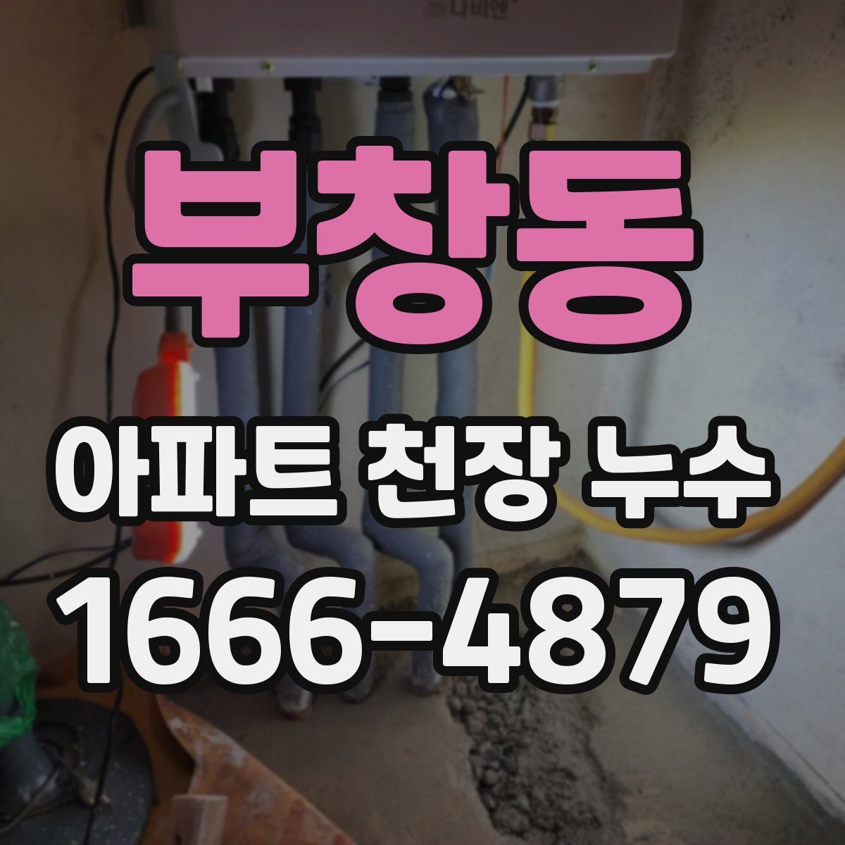 부창동 아파트 천장 누수