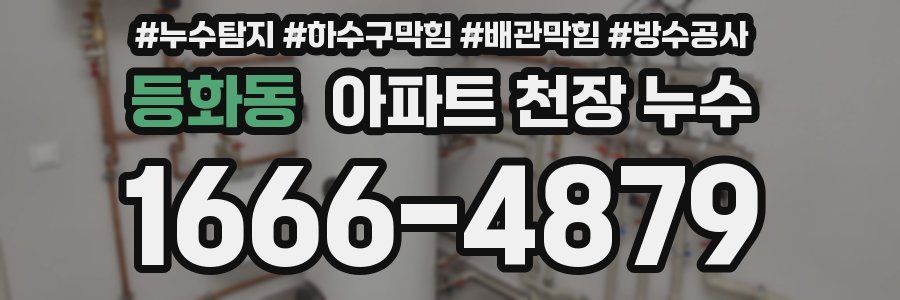 등화동 아파트 천장 누수