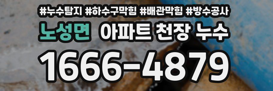 노성면 아파트 천장 누수