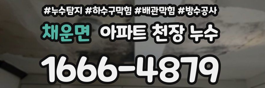 채운면 아파트 천장 누수