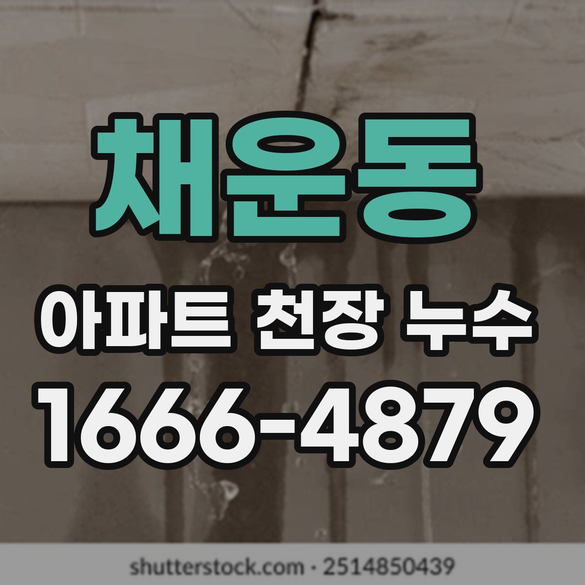 채운동 아파트 천장 누수