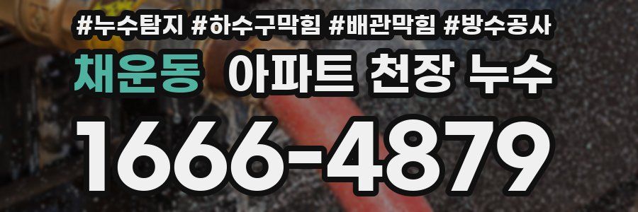 채운동 아파트 천장 누수