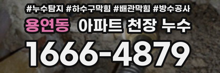 용연동 아파트 천장 누수