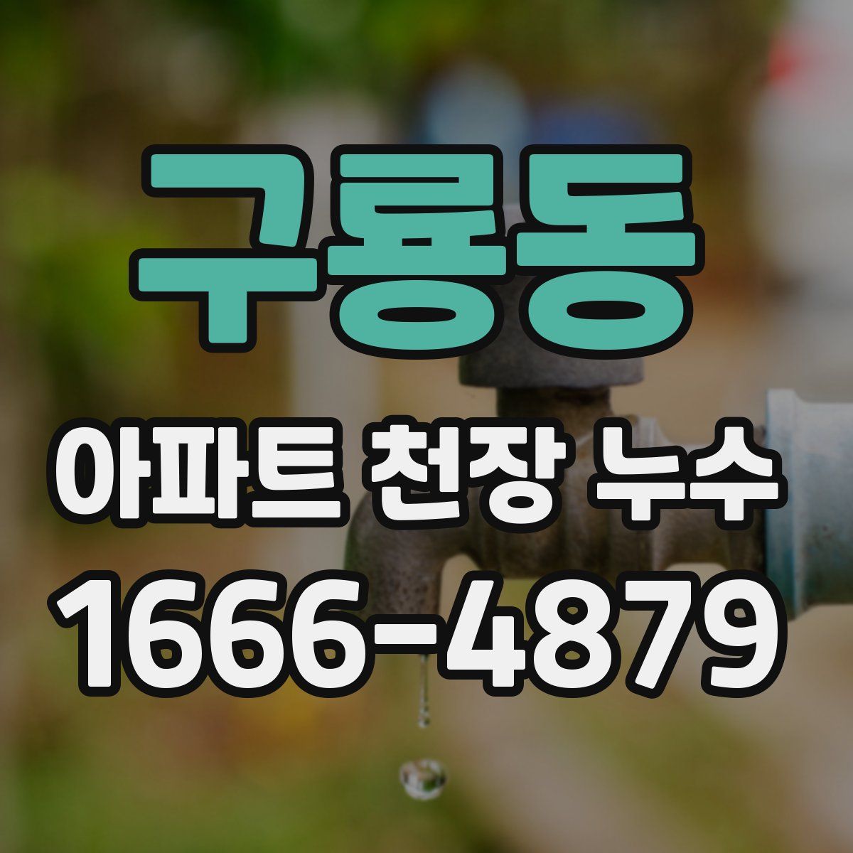 구룡동 아파트 천장 누수