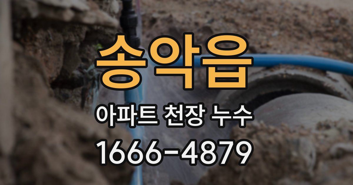 송악읍 아파트 천장 누수